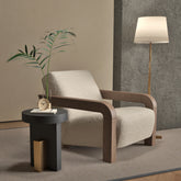 Modern minimalist solid wood sofa